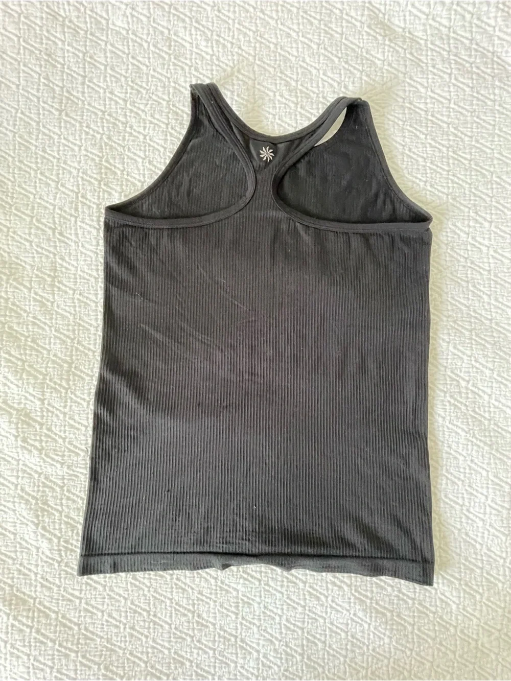 Athleta 1 black&grey camo ,capri and 2 black seize M plus 2 tank top M